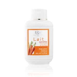 Lait carotte éclaircissant et unifiant