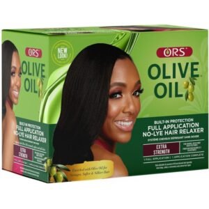 Olive oil Full application no-lye hair relaxer extra strength